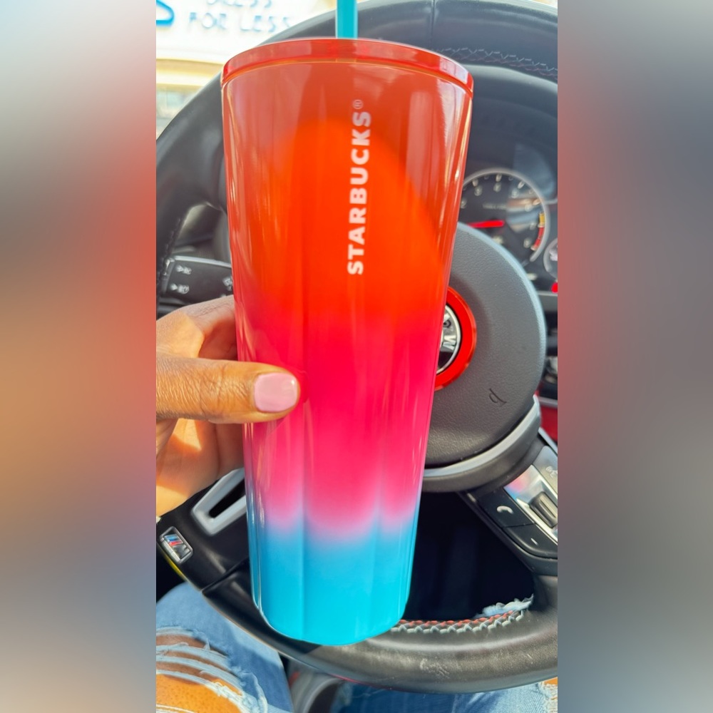 Ombré Starbucks cold tumbler